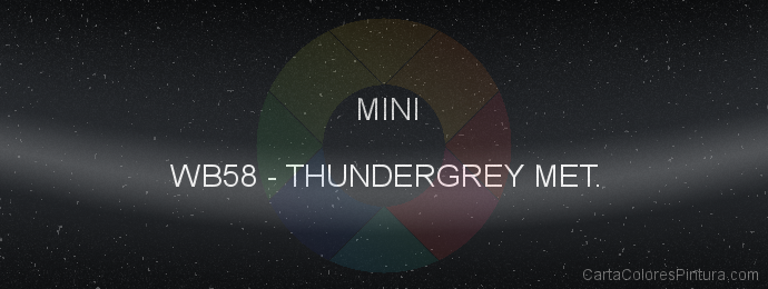 Pintura Mini WB58 Thundergrey Met.