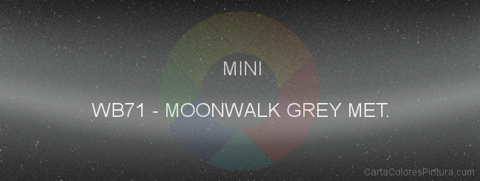 Pintura Mini WB71 Moonwalk Grey Met.