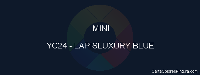 Pintura Mini YC24 Lapisluxury Blue