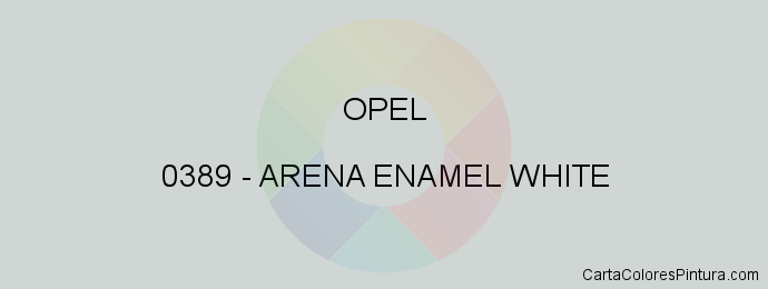 Pintura Opel 0389 Arena Enamel White