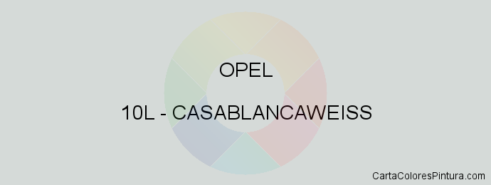 Pintura Opel 10L Casablancaweiss