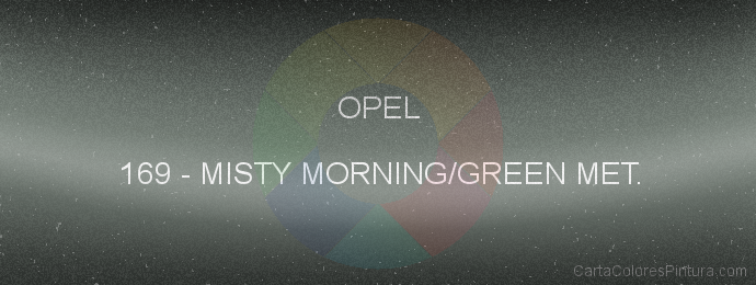 Pintura Opel 169 Misty Morning/green Met.