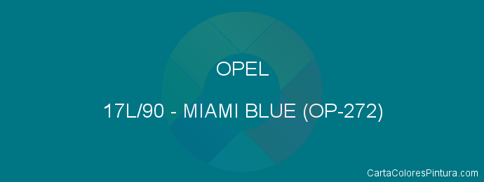 Pintura Opel 17L/90 Miami Blue (op-272)