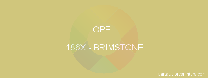 Pintura Opel 186X Brimstone