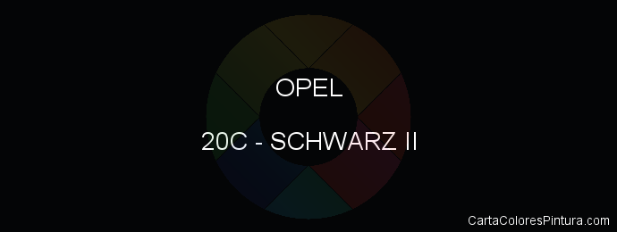 Pintura Opel 20C Schwarz Ii