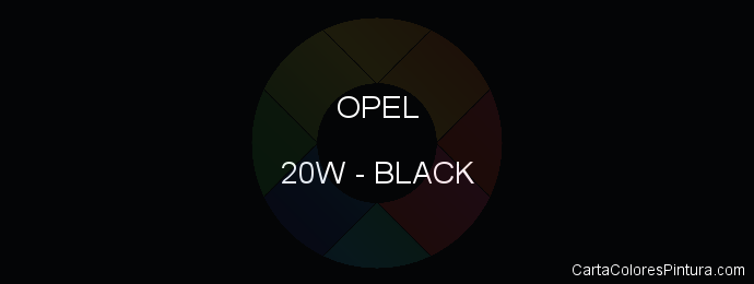 Pintura Opel 20W Black