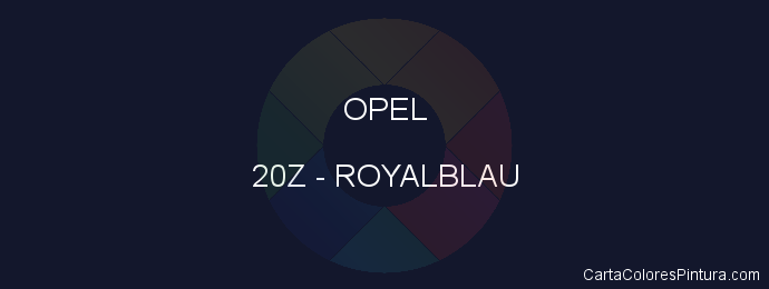 Pintura Opel 20Z Royalblau