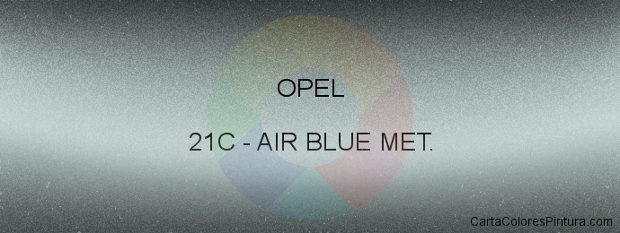 Pintura Opel 21C Air Blue Met.