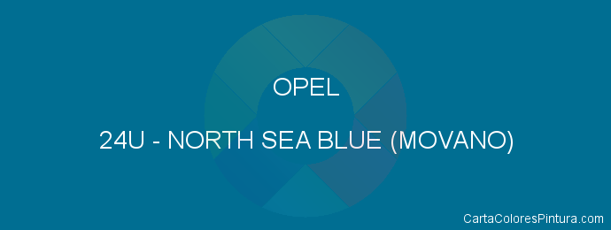Pintura Opel 24U North Sea Blue (movano)