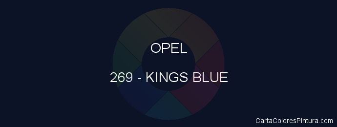 Pintura Opel 269 Kings Blue