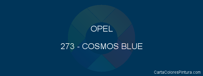 Pintura Opel 273 Cosmos Blue