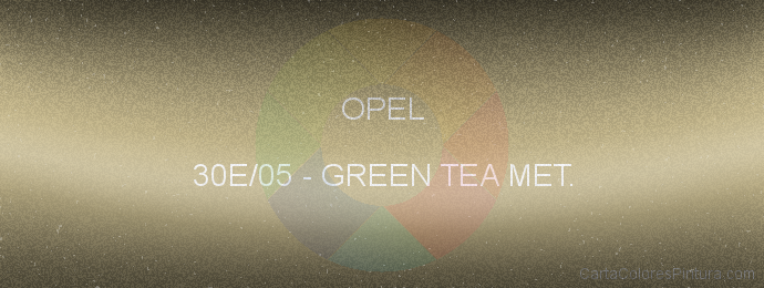 Pintura Opel 30E/05 Green Tea Met.