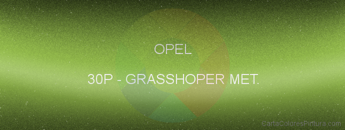 Pintura Opel 30P Grasshoper Met.