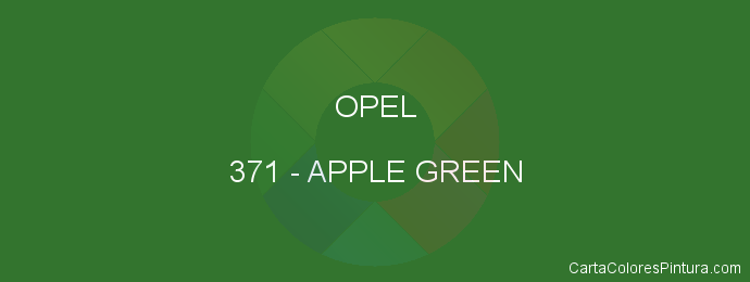Pintura Opel 371 Apple Green