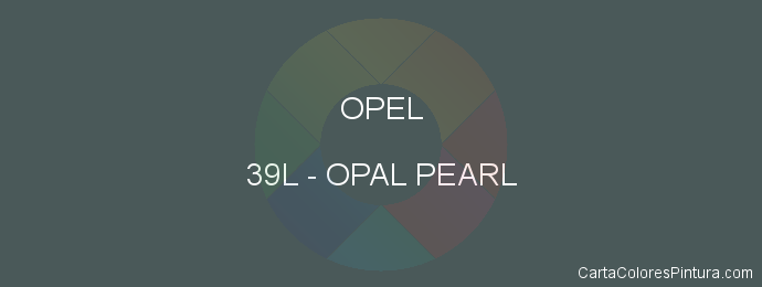 Pintura Opel 39L Opal Pearl