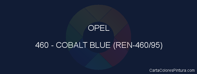 Pintura Opel 460 Cobalt Blue (ren-460/95)