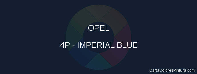 Pintura Opel 4P Imperial Blue