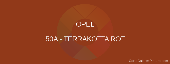 Pintura Opel 50A Terrakotta Rot