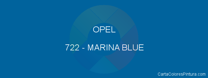 Pintura Opel 722 Marina Blue