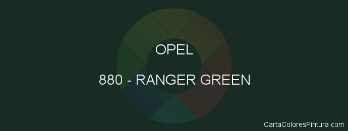 Pintura Opel 880 Ranger Green