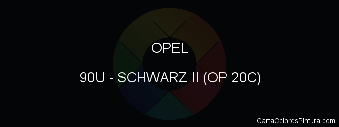 Pintura Opel 90U Schwarz Ii (op 20c)