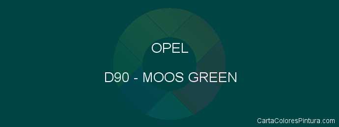 Pintura Opel D90 Moos Green