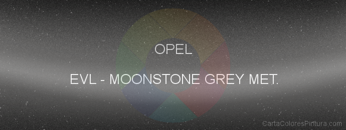 Pintura Opel EVL Moonstone Grey Met.