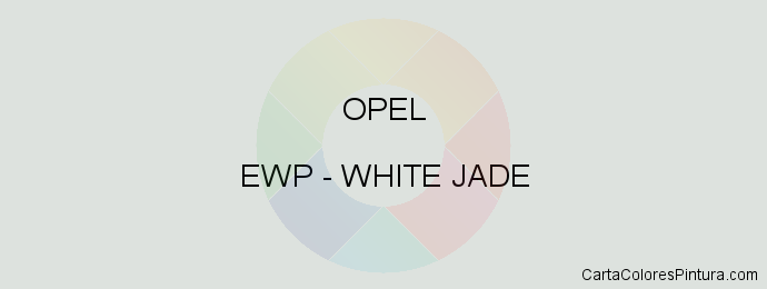 Pintura Opel EWP White Jade