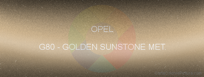 Pintura Opel G80 Golden Sunstone Met.