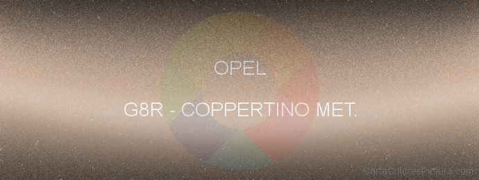 Pintura Opel G8R Coppertino Met.