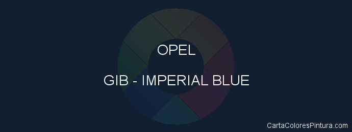Pintura Opel GIB Imperial Blue