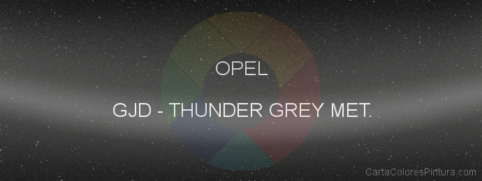 Pintura Opel GJD Thunder Grey Met.