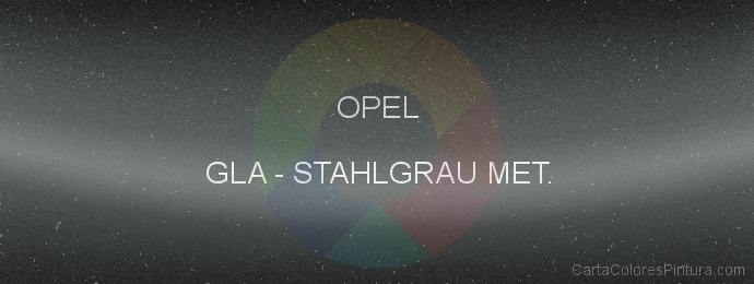 Pintura Opel GLA Stahlgrau Met.
