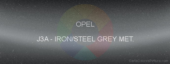 Pintura Opel J3A Iron/steel Grey Met.