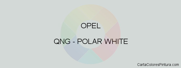 Pintura Opel QNG Polar White