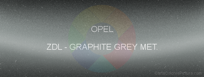 Pintura Opel ZDL Graphite Grey Met.