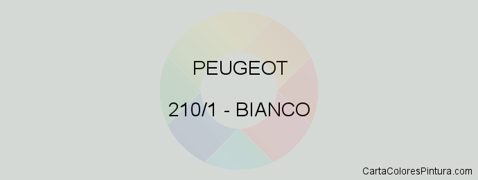 Pintura Peugeot 210/1 Bianco