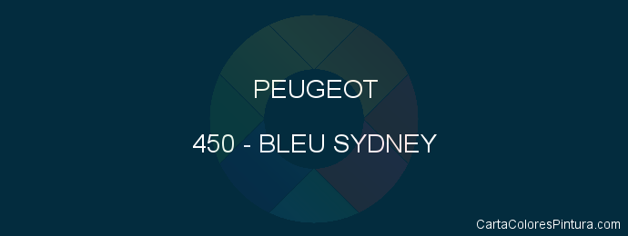 Pintura Peugeot 450 Bleu Sydney