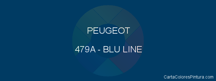 Pintura Peugeot 479A Blu Line