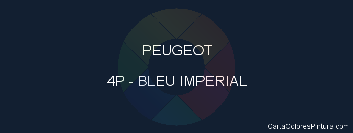 Pintura Peugeot 4P Bleu Imperial