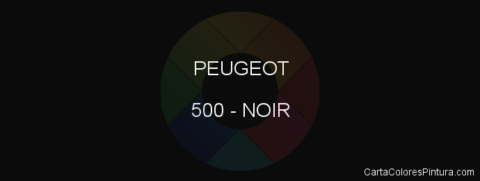 Pintura Peugeot 500 Noir