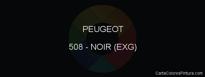 Pintura Peugeot 508 Noir (exg)