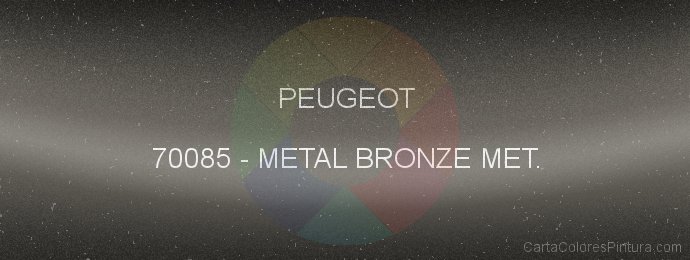 Pintura Peugeot 70085 Metal Bronze Met.