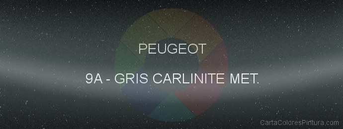 Pintura Peugeot 9A Gris Carlinite Met.