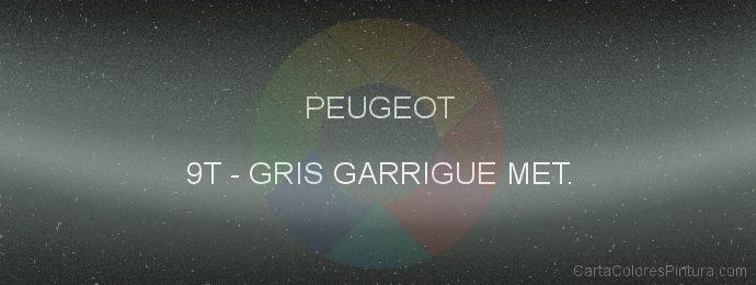 Pintura Peugeot 9T Gris Garrigue Met.