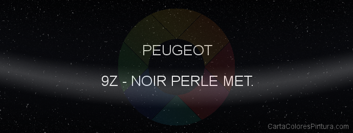 Pintura Peugeot 9Z Noir Perle Met.