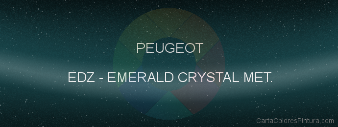 Pintura Peugeot EDZ Emerald Crystal Met.