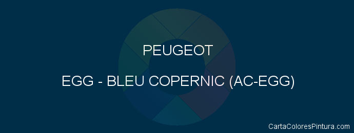 Pintura Peugeot EGG Bleu Copernic (ac-egg)