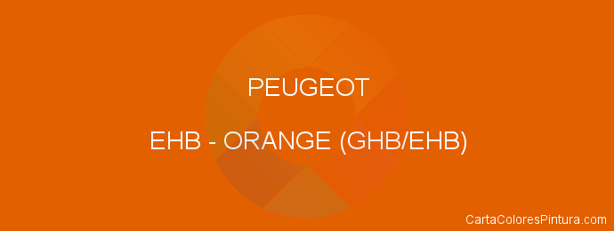 Pintura Peugeot EHB Orange (ghb/ehb)