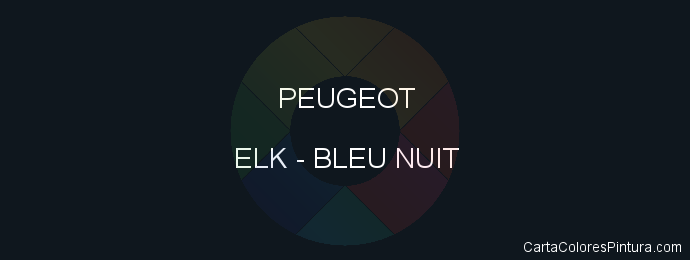 Pintura Peugeot ELK Bleu Nuit
